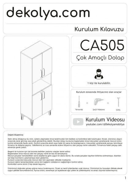 CA505 Kurulım Kılavuzu