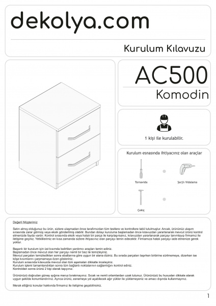 AC500 Kurulum Kılavuzu