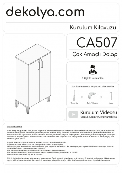 CA507 Kurulum Kılavuzu